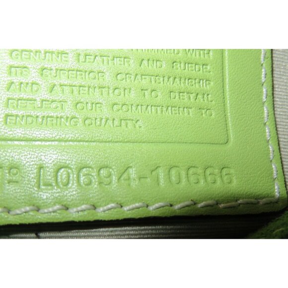 Coach 2006 Legacy Hampton Soho Top Handle Demi Baguette in Green Satin - Picture 10 of 14